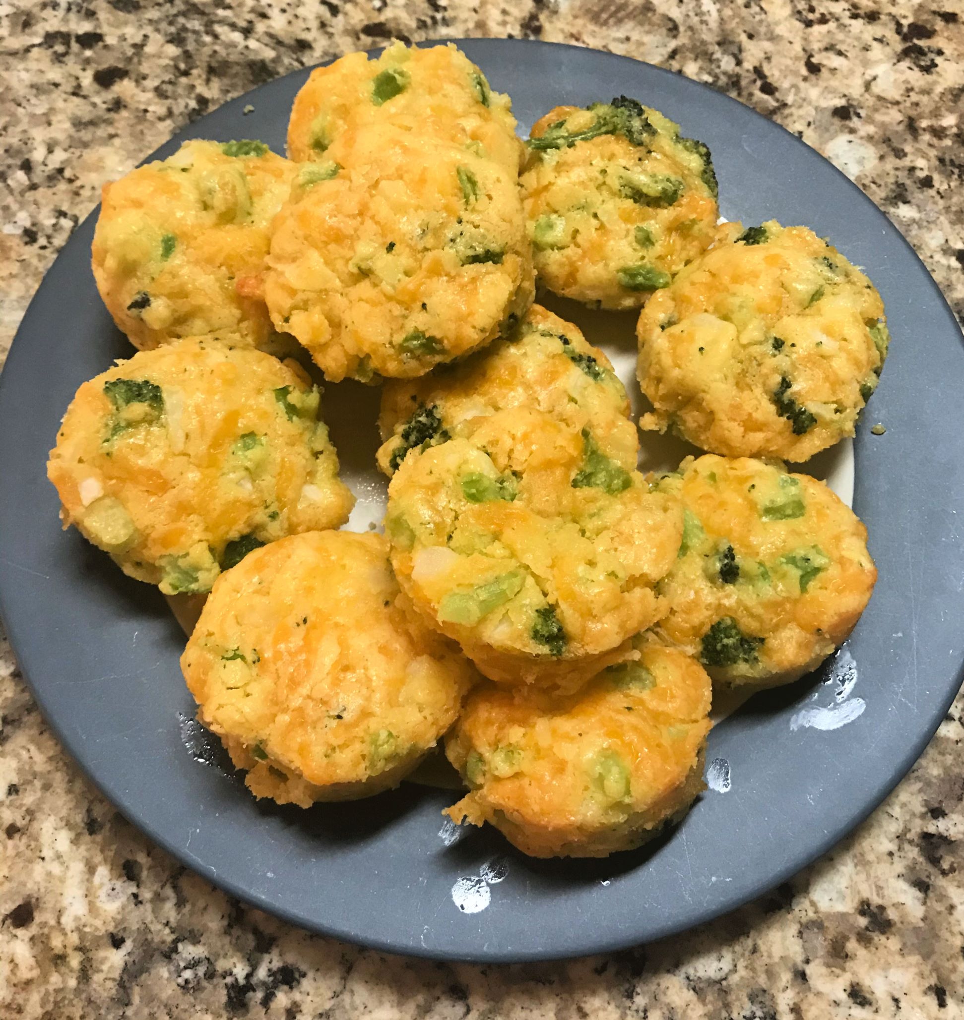 Easy Broccoli Cheese Cornbread Muffins
