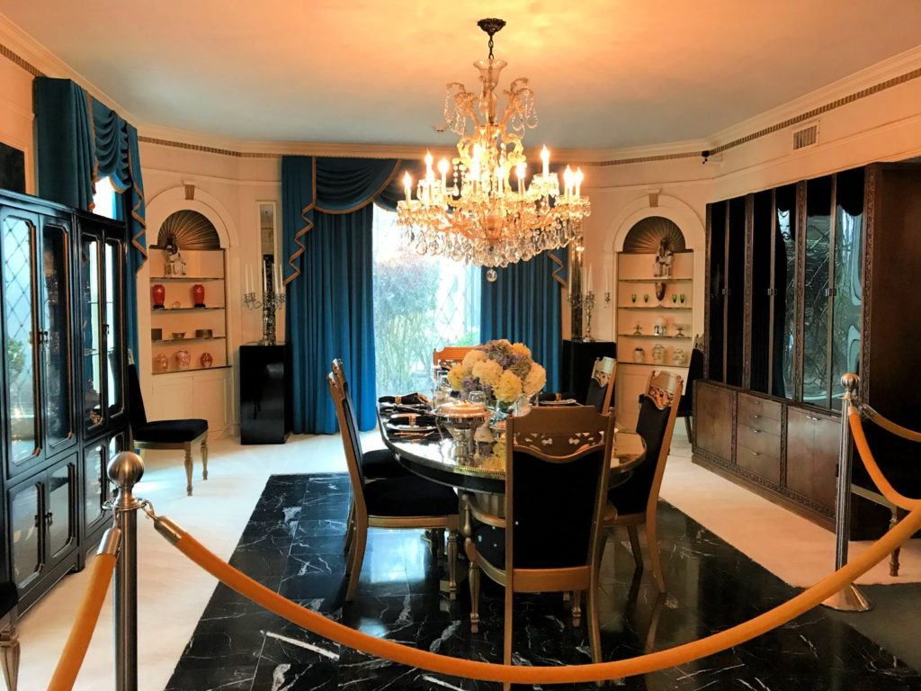 Dining Room at Graceland Mansion