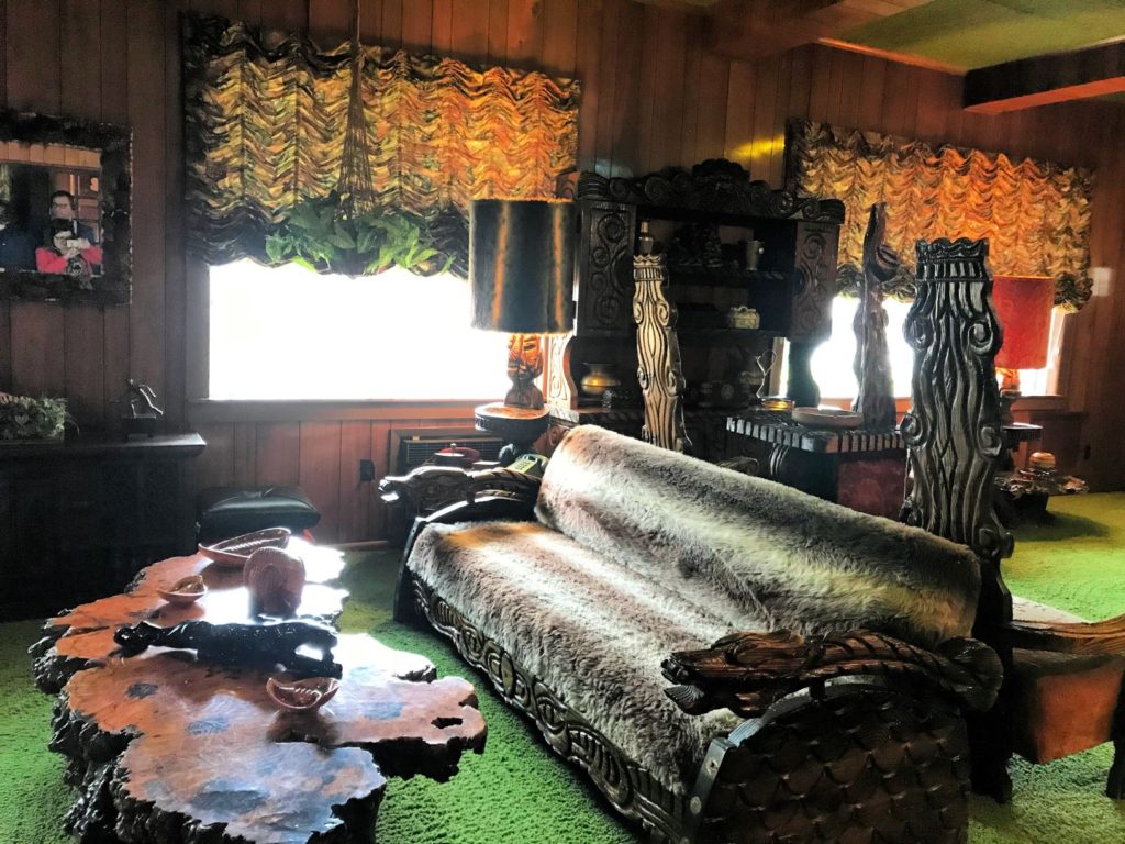 The Jungle Room at Graceland Mansion
