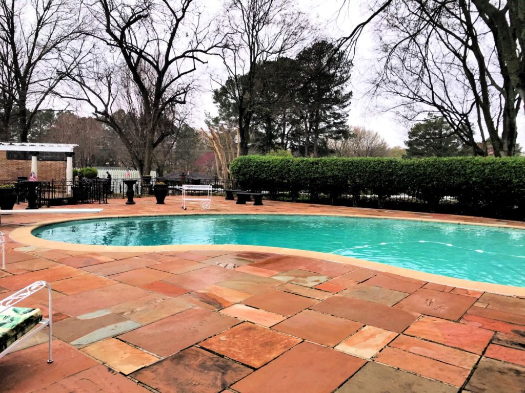 Elvis's swimming pool at Graceland