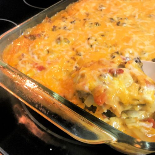 Easy and Deliciously Cheesy Mexican Casserole