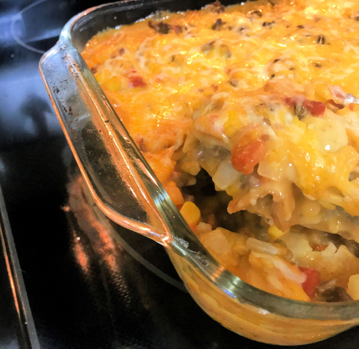 Easy and Deliciously Cheesy Mexican Casserole