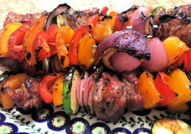 Steak Kabobs on the Grill or in the Oven