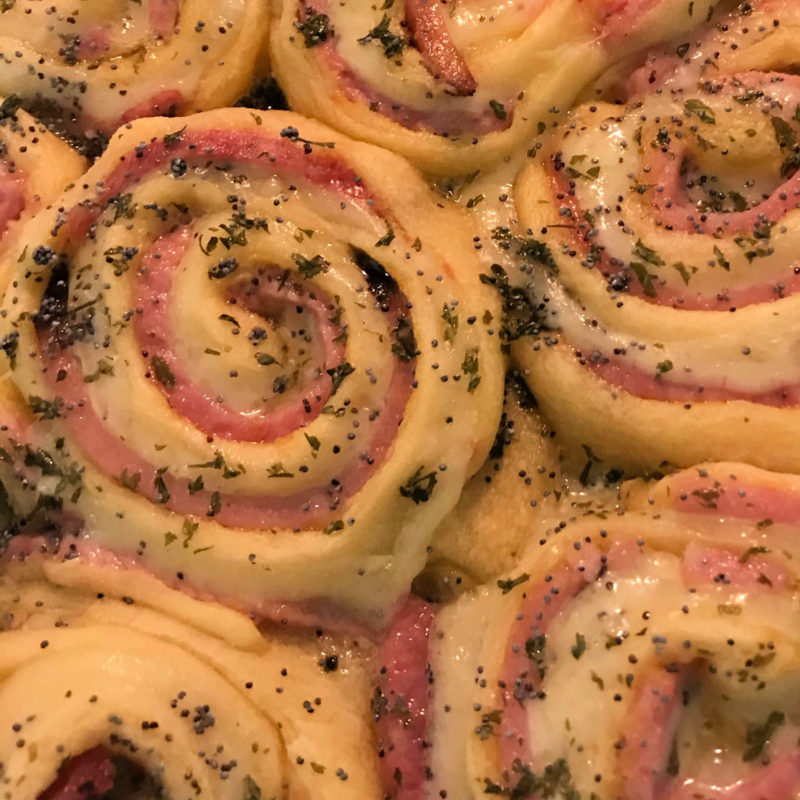 Ham and Cheese Pinwheels