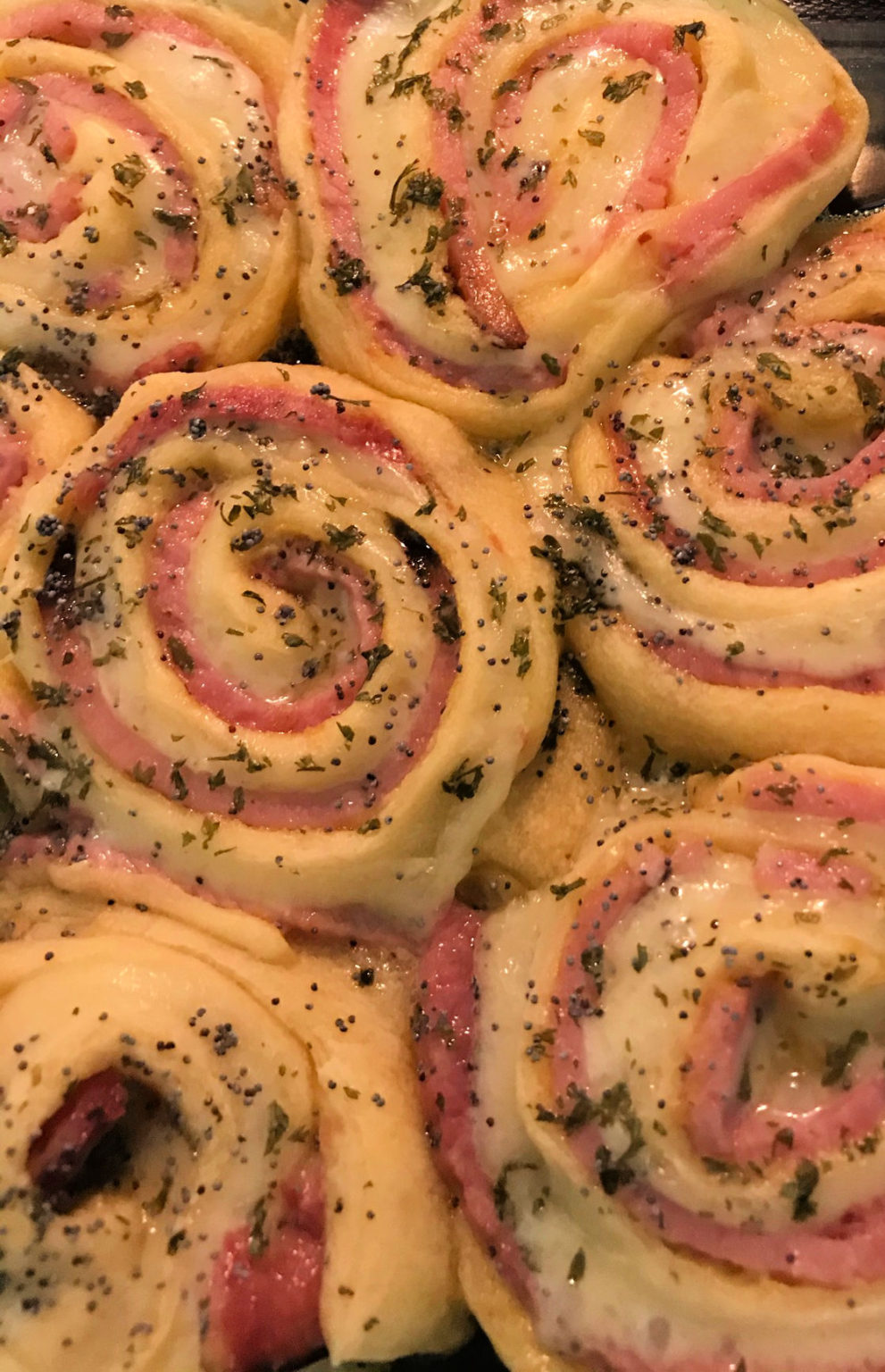 Ham and Cheese Pinwheels