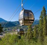 Gondola in Breckenridge, Colorado in the summer